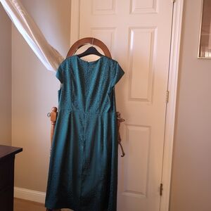 Ted Baker Dark Teal Midi Dress